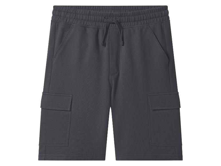 Dunkelgraue Herren-Sporthose mit Kordelzug und Taschen