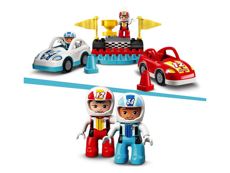 Gehe zu Vollbildansicht: LEGO® DUPLO® 10947 »Rennwagen« - Bild 4