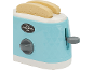 Blauer Spielzeugtoaster mit Toast, „Happy Family mini“.