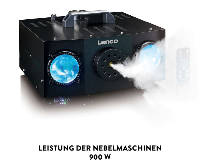 Gehe zu Vollbildansicht: Lenco Partymaschine, mit Dual-Matrix-RGB Lichtern und Nebelmaschine - Bild 8