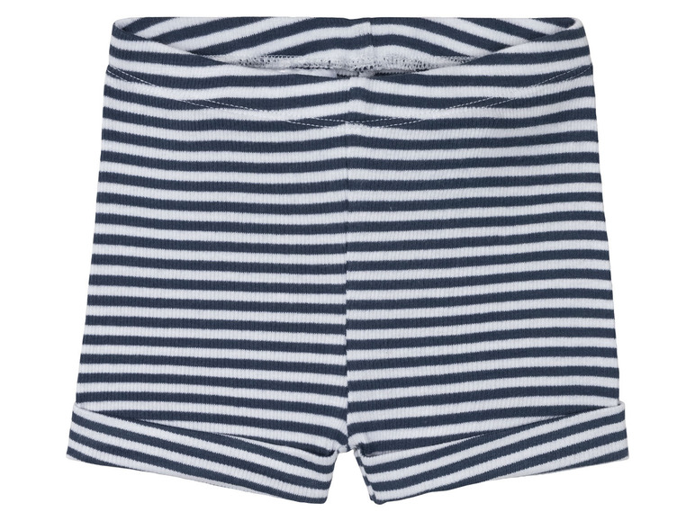 Gehe zu Vollbildansicht: lupilu® Baby Shorts, 2 Stück, mit hohem Bio-Baumwollanteil - Bild 11