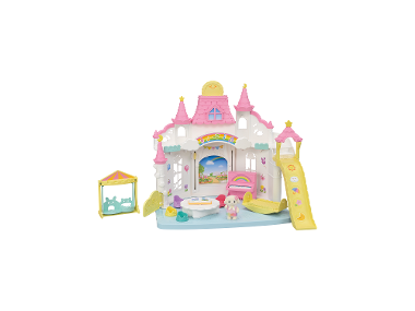 SYLVANIAN FAMILIES Erlebniskindergarten “Sonnenschloss”, mit Spielfigur