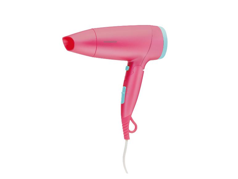 Rosafarbener SilverCrest Haartrockner.