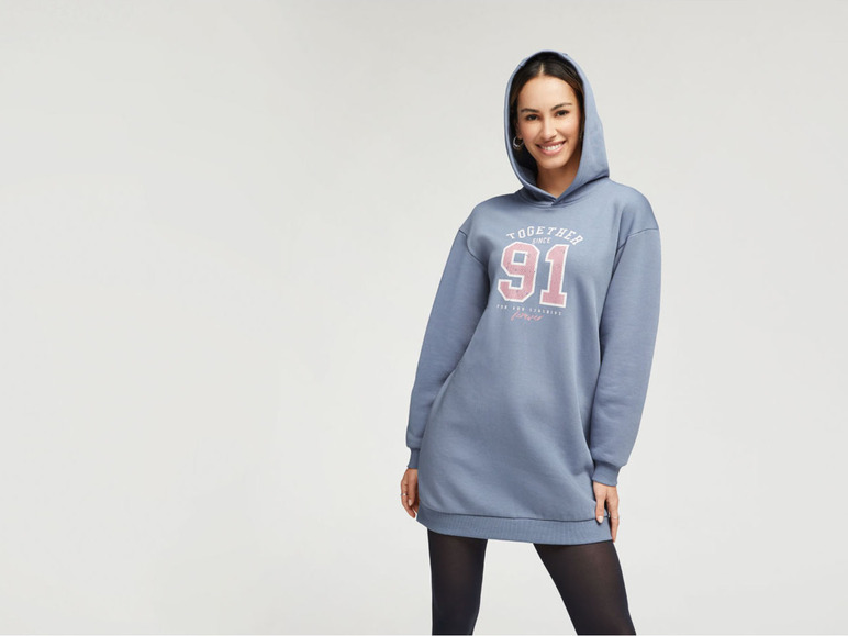 Gehe zu Vollbildansicht: esmara® Damen Sweatkleid mit angerauter Innenseite - Bild 3