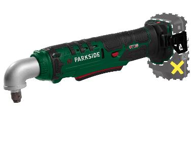 PARKSIDE® 20 V / Akku-Winkelschlagschrauber »PAWS 20 A1«, ohne Akku und Ladegerät