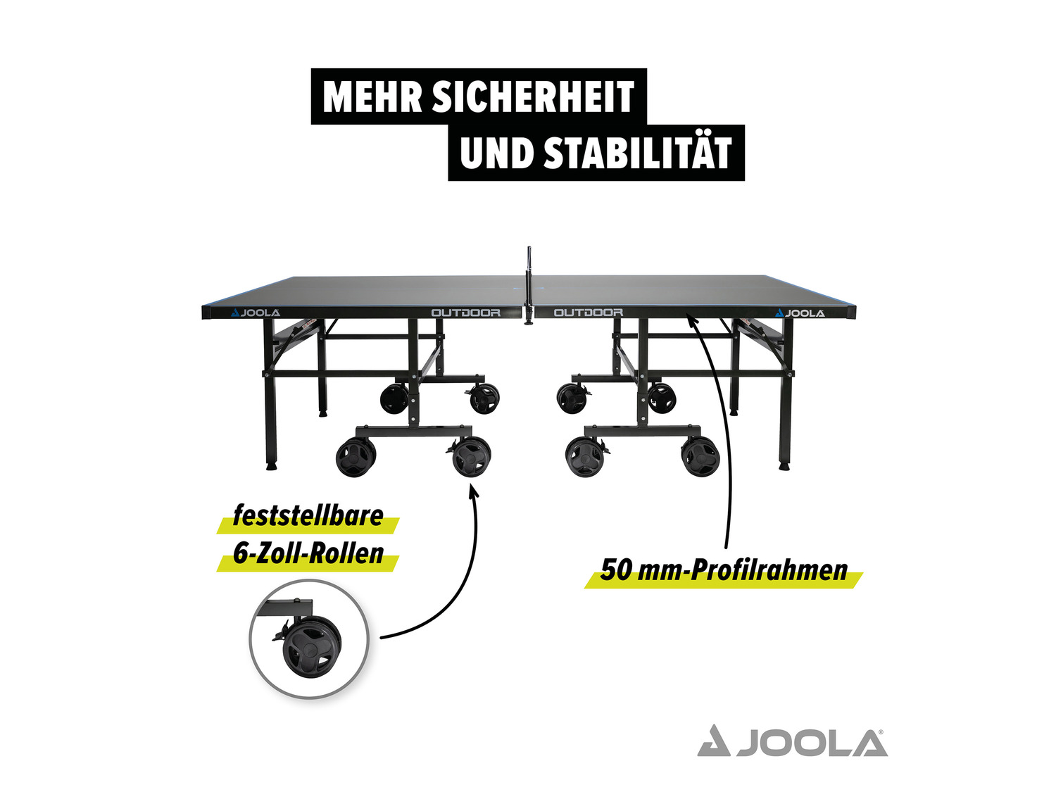 Tischtennisplatte Table inkl. »j500A« JOOLA Cover