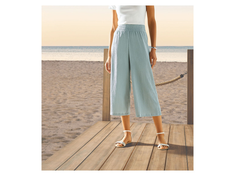 Gehe zu Vollbildansicht: esmara Damen Culotte, mit weitem Bein in 7/8-Länge - Bild 3
