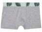 Graue Boxershorts mit tropischem Muster