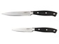 Zwei Livarno Home Messer mit schwarzen Griffen.