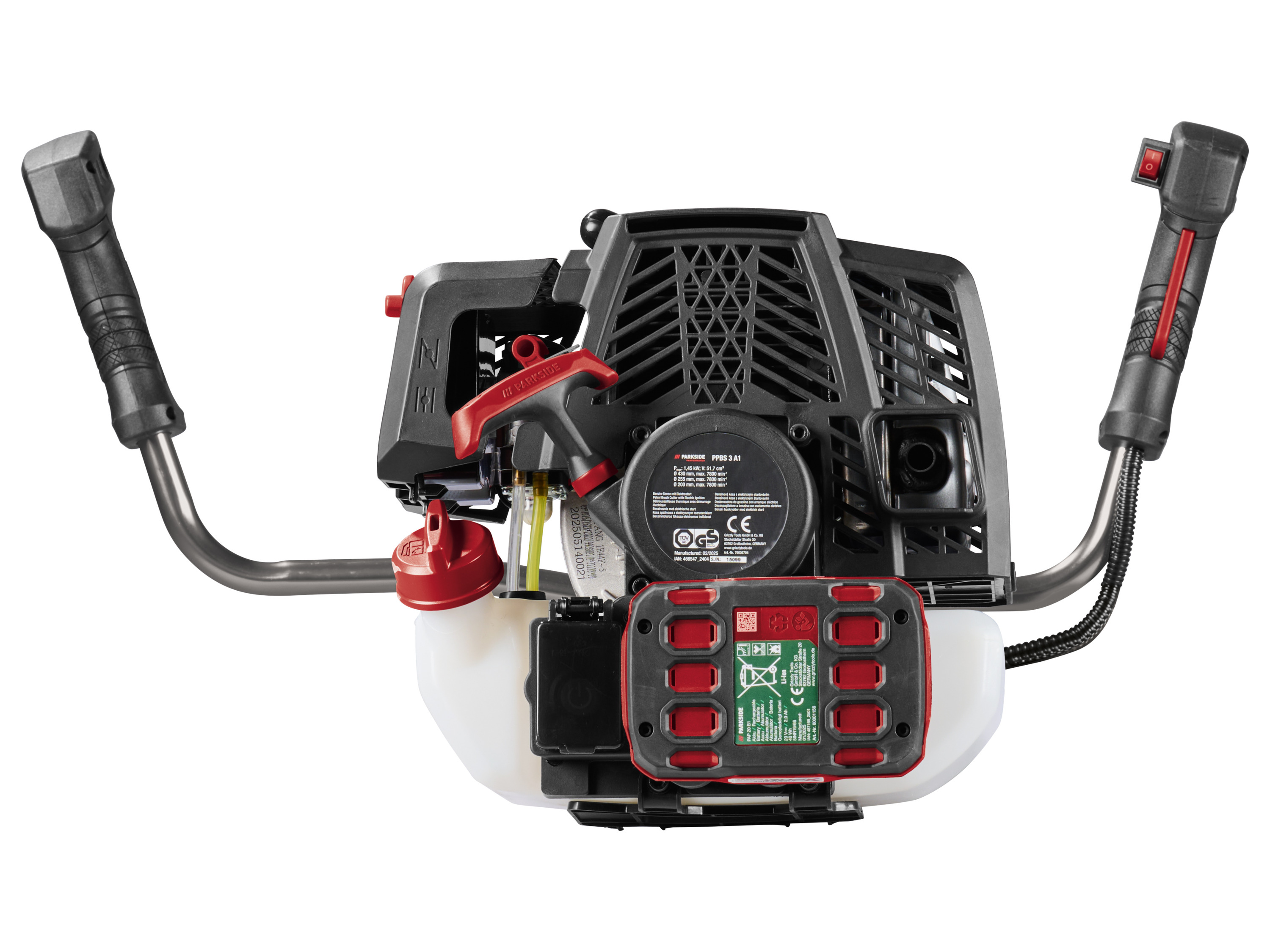 Thumbnail - PARKSIDE PERFORMANCE® Benzin-Sense mit Elektrostart »PPBS 3 B2«, mit Akku und Ladegerät