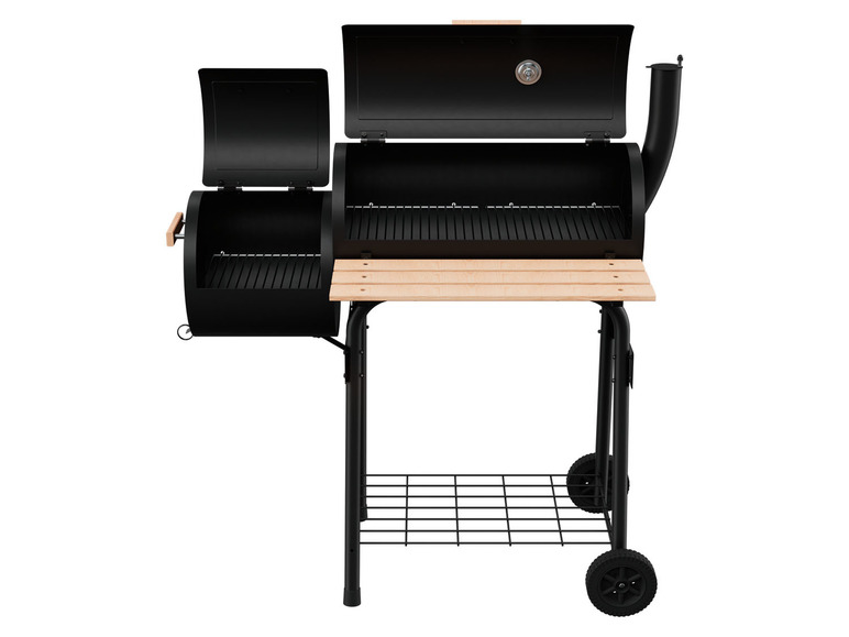 separater GRILLMEISTER 92 Brennkammer Holzkohle-Smokergrill »GMS mit A1«,