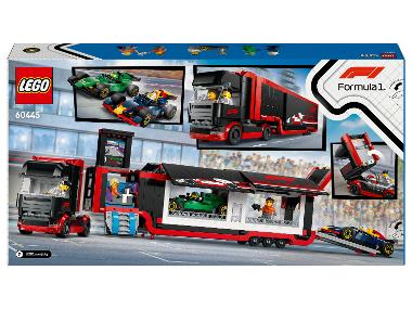 LEGO® City 60445 F1® Transporter mit RB20 & AMR24 F1® Rennautos