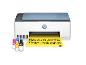 HP Smart Tank 5106 Drucker mit Tintenflaschen und Text 'Bis zu 3 Jahre Tinte inklusive'.