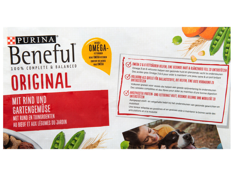 Gehe zu Vollbildansicht: Beneful Purina Original mit Rind, Gartengemüse und Vitaminen, 7 kg - Bild 3