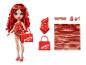 Rainbow High Puppe, Badeanzug, Tasche und passende Accessoires.