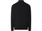 Schwarzer Herren-Rollkragenpullover, Rückansicht