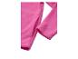 Leuchtend pinkfarbenes Fleece mit Seitentasche und Bündchen.