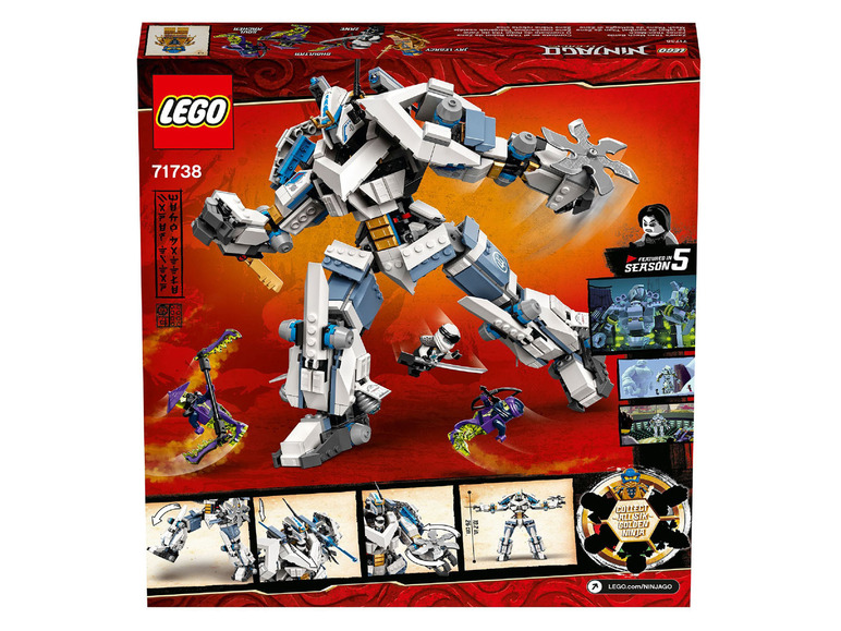 Gehe zu Vollbildansicht: LEGO® NINJAGO 71738 »Zanes Titan-Mech« - Bild 9