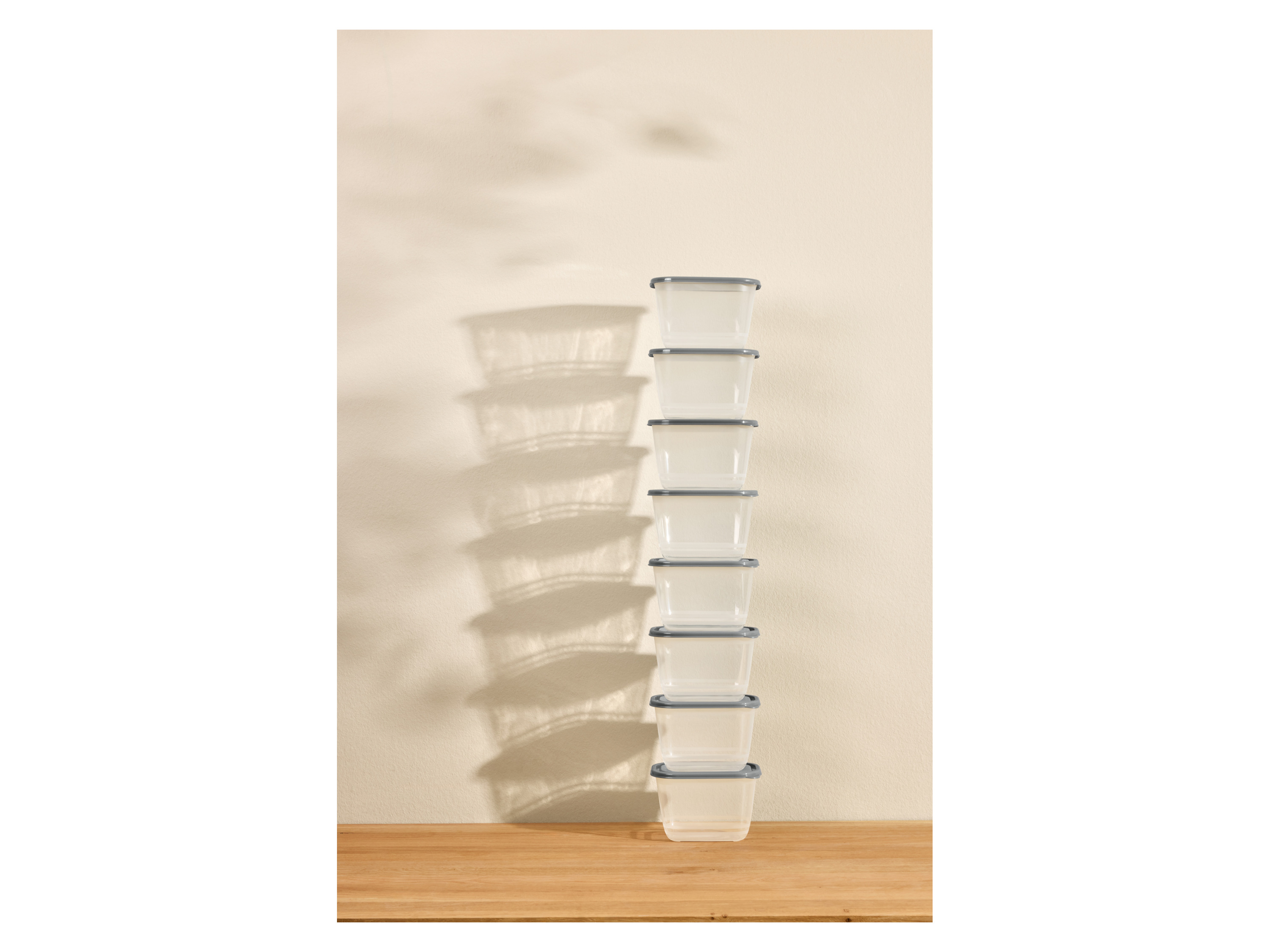 SILVERCREST® Frischhaltedosen-Sets PP XXL (8 x 1,0 l) – Bild 2 von 4