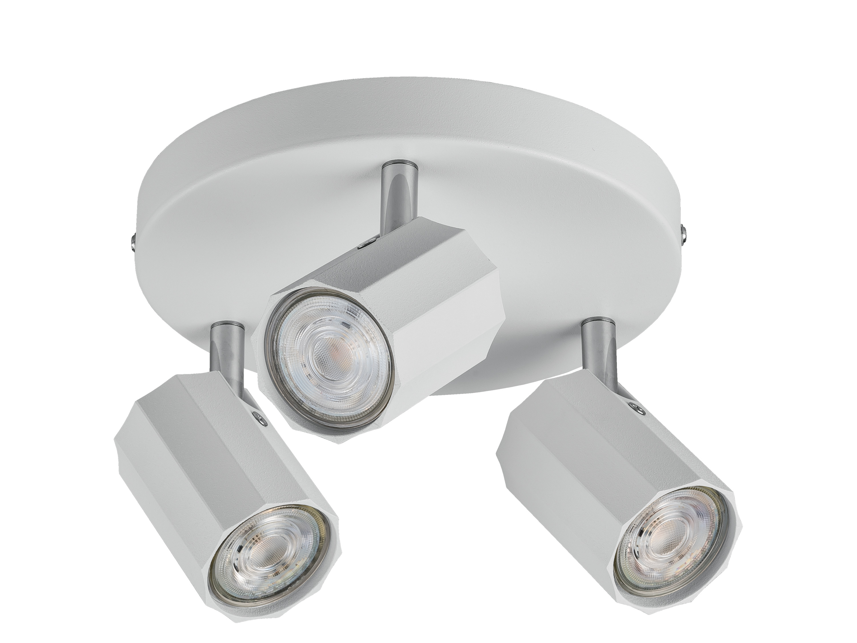 Thumbnail - LIVARNO home Deckenstrahler / Schienenleuchte, mit 3 neig- und schwenkbaren Spots (Deckenstrahler, mattweiß)