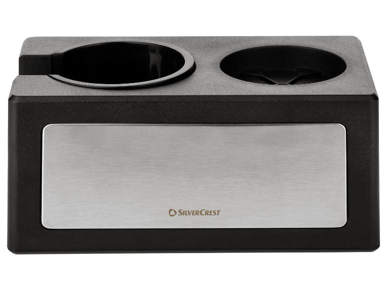 Siebträger-Abschlagbox / Tamperstation / Milchkännchen / Kakaostreuer mit Motiven