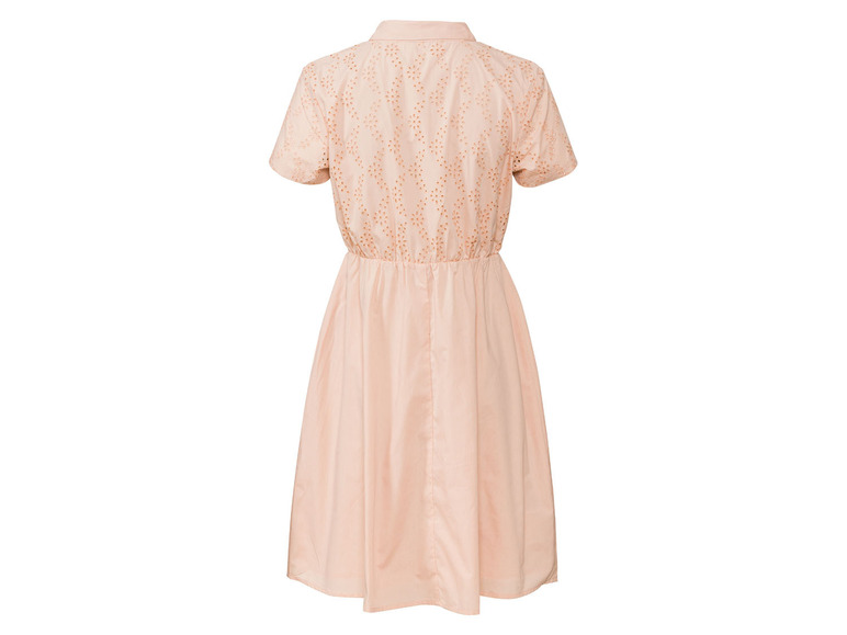 Gehe zu Vollbildansicht: esmara Damen Midi-Kleid, sommerlich leicht, mit Lochstickerei - Bild 4