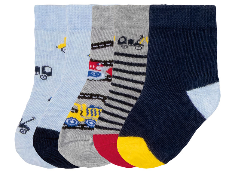Gehe zu Vollbildansicht: lupilu® Baby Socken, 5 Paar, mit Bio-Baumwolle - Bild 9