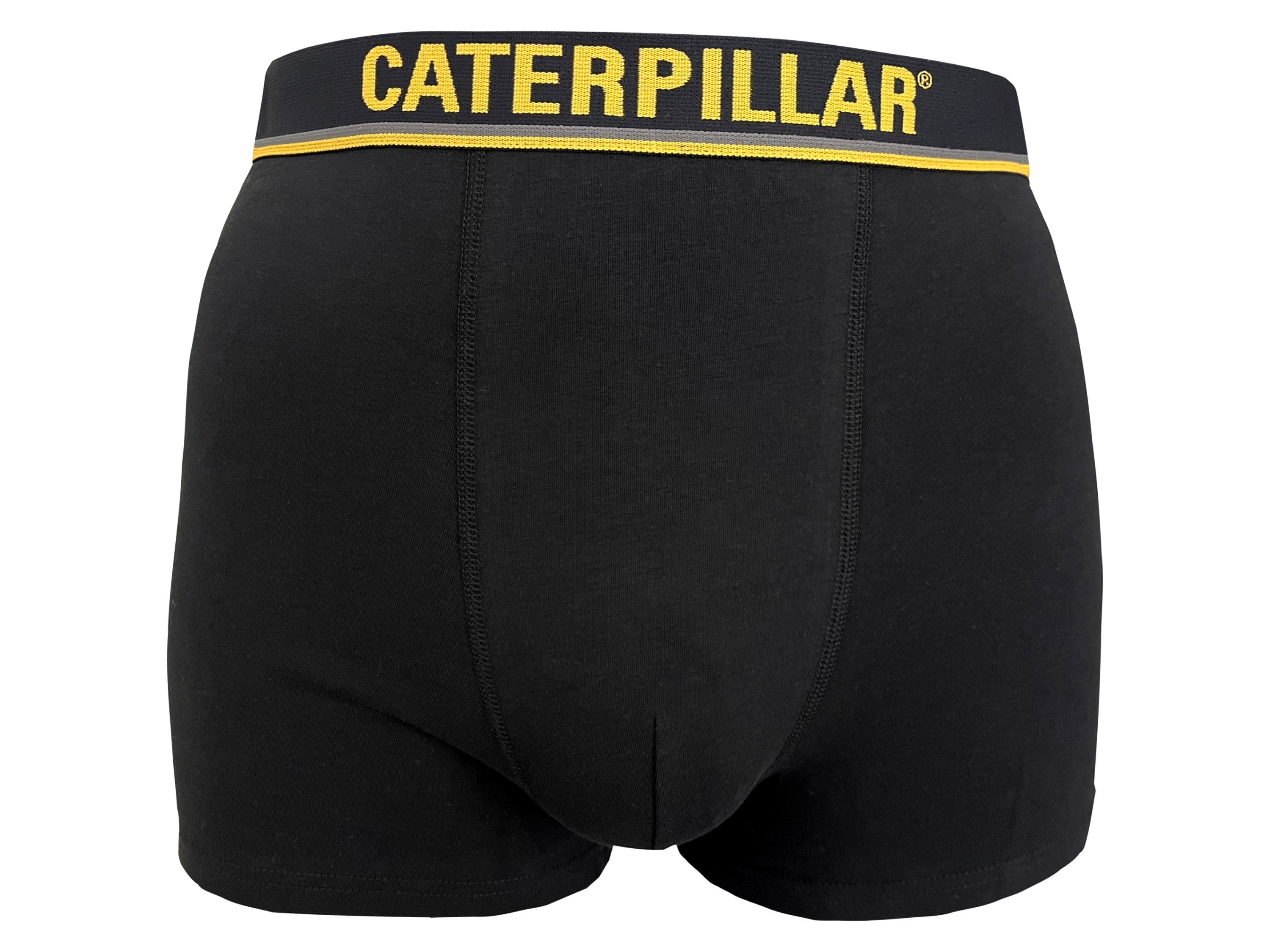 Thumbnail - Caterpillar Herren Boxershorts (schwarz/gelb, M)""