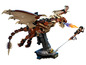 LEGO Harry Potter Set mit einem Ungarischen Hornschwanzdrachen und Harry Potter auf einem Besen.