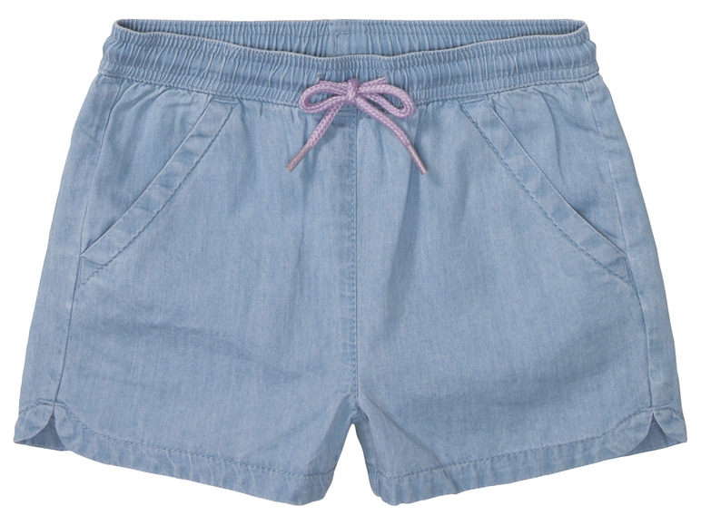 Gehe zu Vollbildansicht: lupilu® Kleinkinder Mädchen Shorts, 2 Stück, aus reiner Baumwolle - Bild 11
