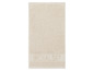 Ein beiges Handtuch der Marke 