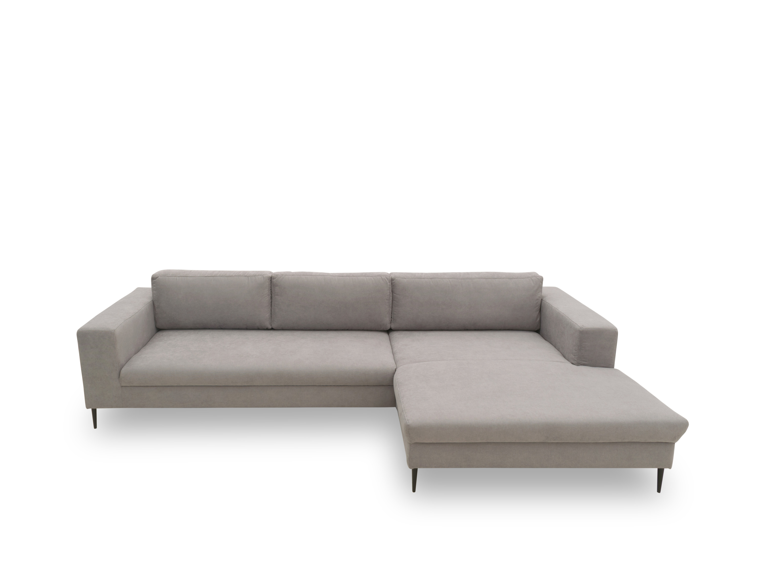 Thumbnail - Domo Ecksofa »Modica«, mit Longchair (davorstehend rechts, 329x173cm, Silber)