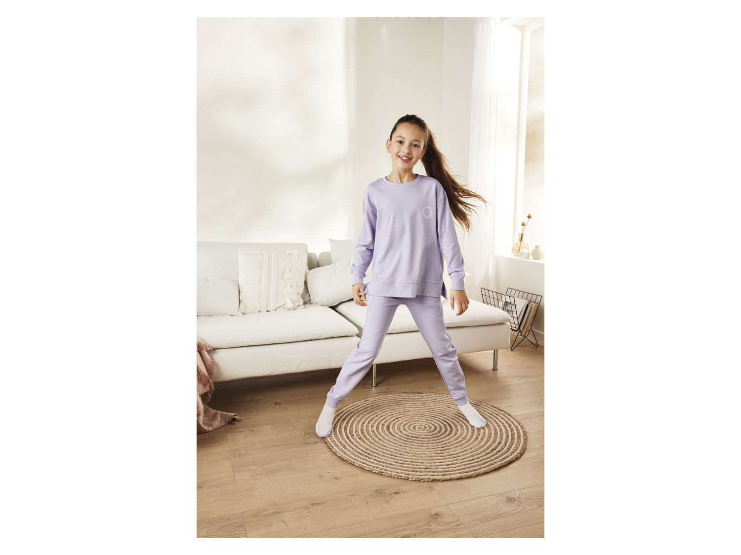 Thumbnail - pepperts!® Kinder Mädchen Sweatshirt (Lila, 158/164)