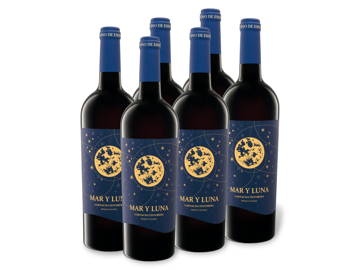Tinto Mar y Luna x 0,75-l-Flasche 6 Garnacha… Weinpaket