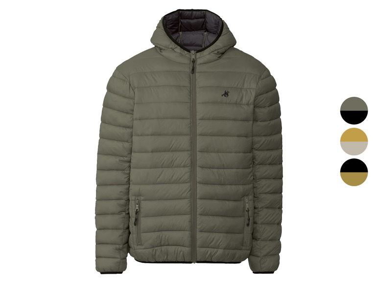 Grüne Steppjacke mit Kapuze von Jack & Jones.