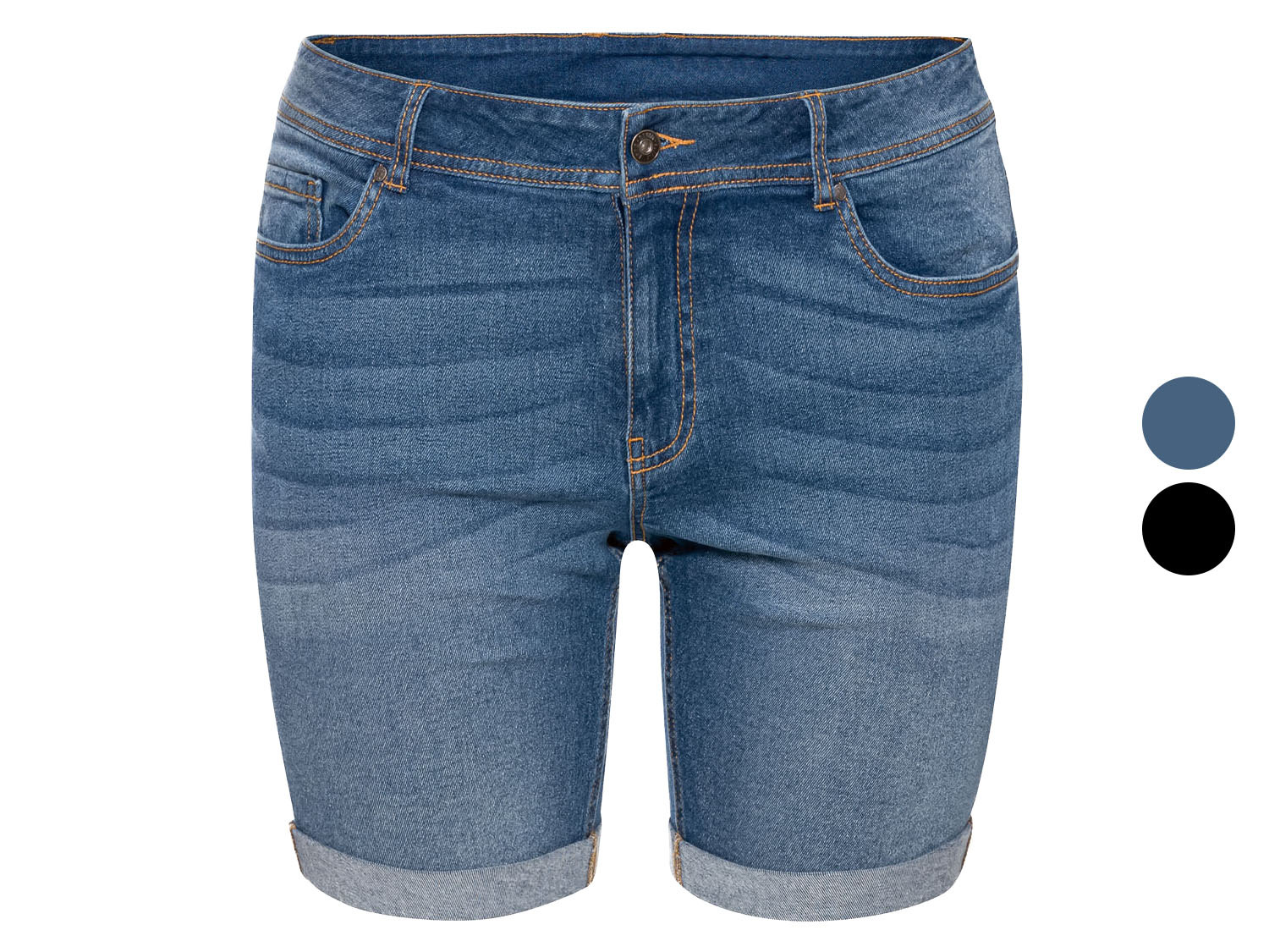esmara® Damen Jeansshorts mit hohem Baumwollanteil im 5-Pocket-Style
