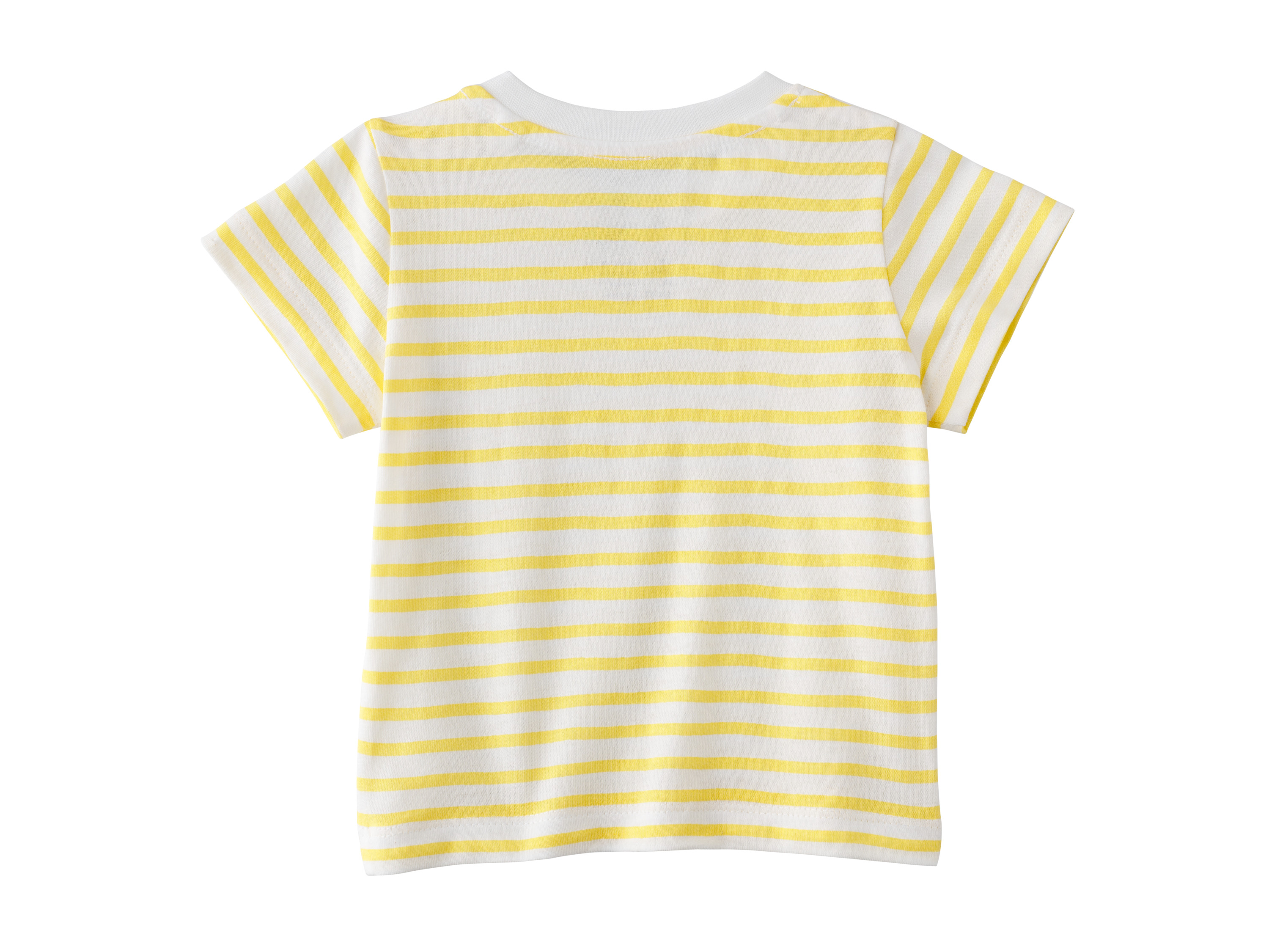 LUPILU® Baby T-Shirt, 2 Stück (Streifen/gelb, 74/80) – Bild 3 von 4
