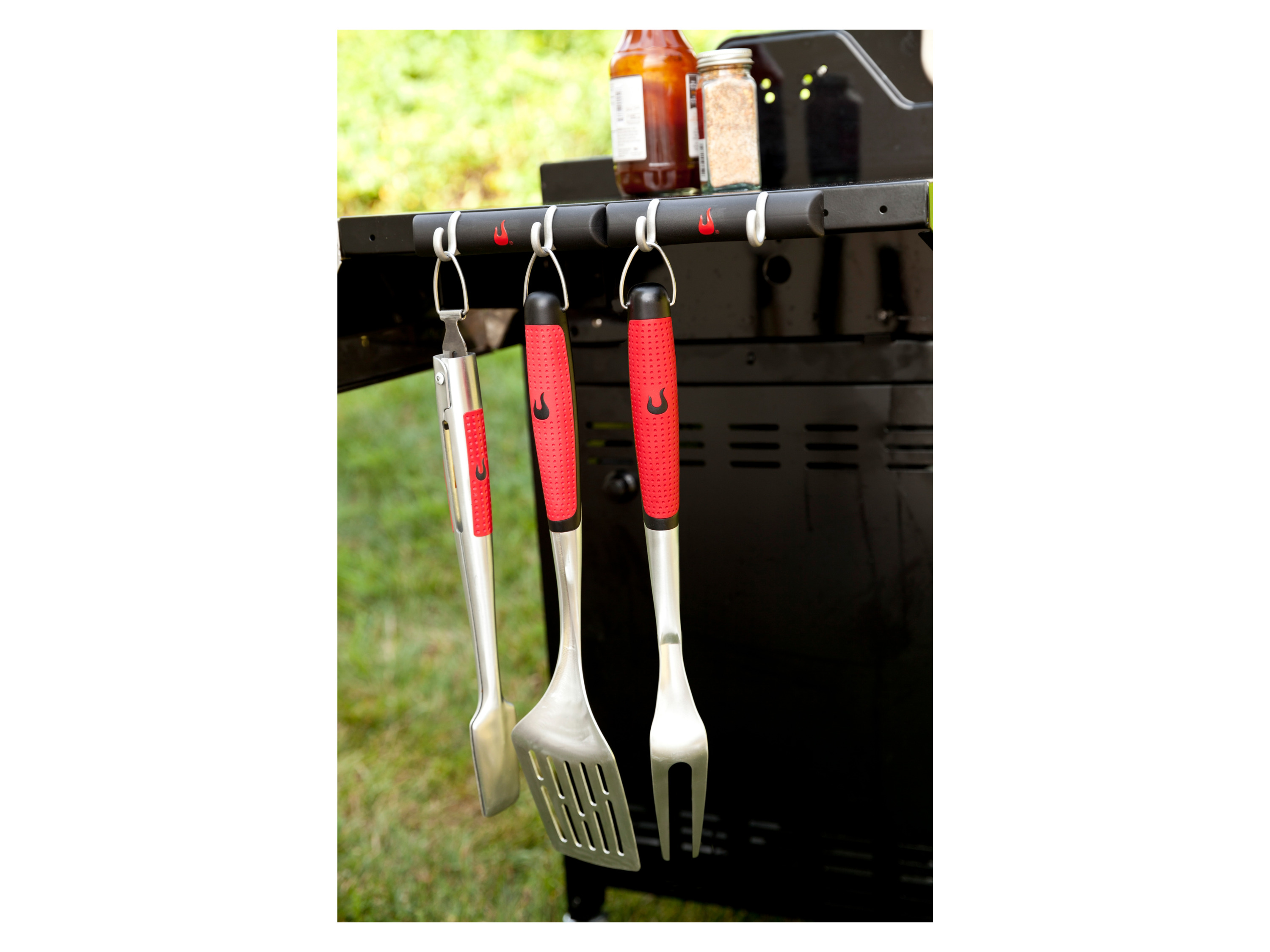 Thumbnail - Char Broil Comfort Grip Grillbesteck, 3-teilig