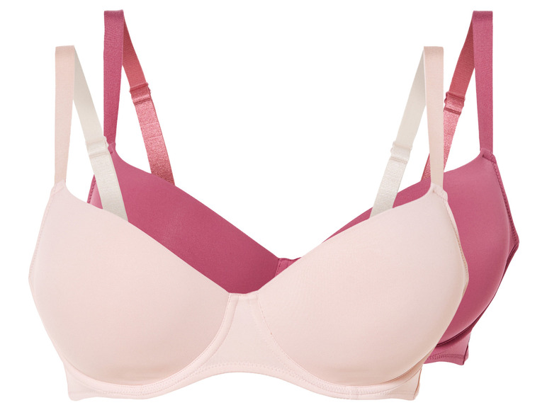 Zwei BHs in rosa und hellrosa.
