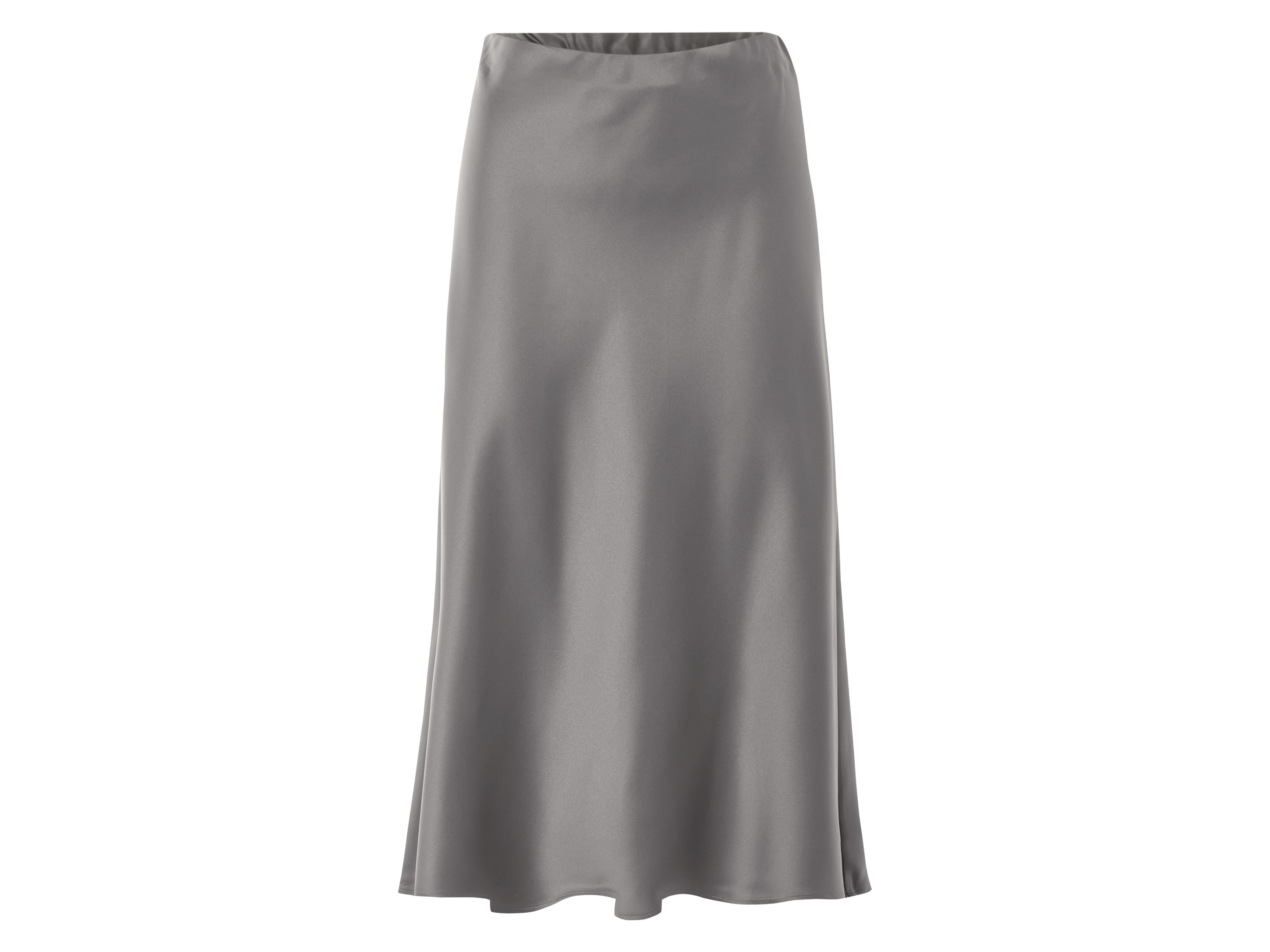 esmara® Damen Rock (Grau, L(44/46)) | 04052916174203