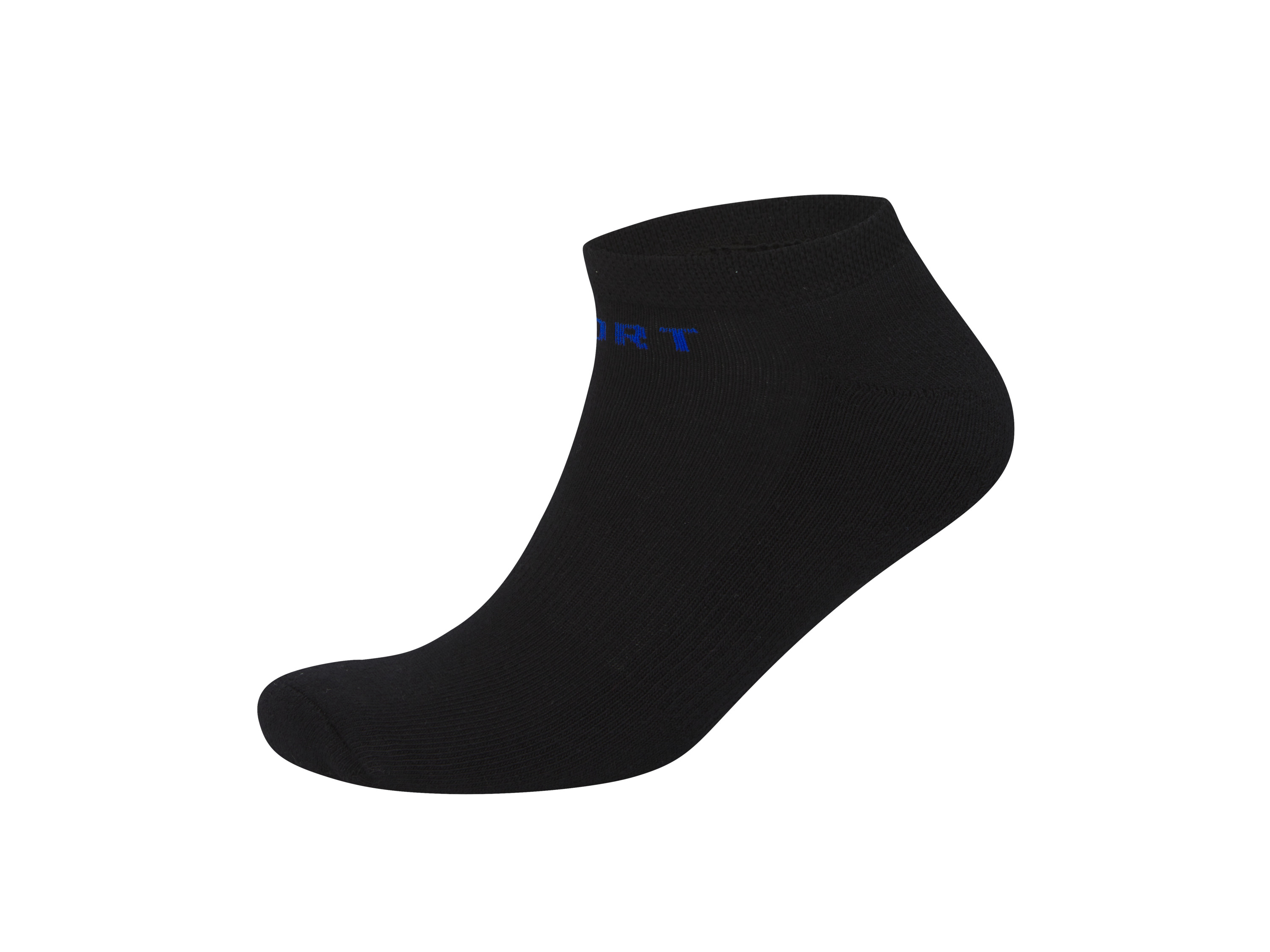 Thumbnail - CRIVIT Herren Sneakersocken 3 Paar (schwarz/blau/weiß, 39-42)