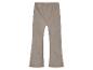 Beige Cordhose mit weitem Bein.