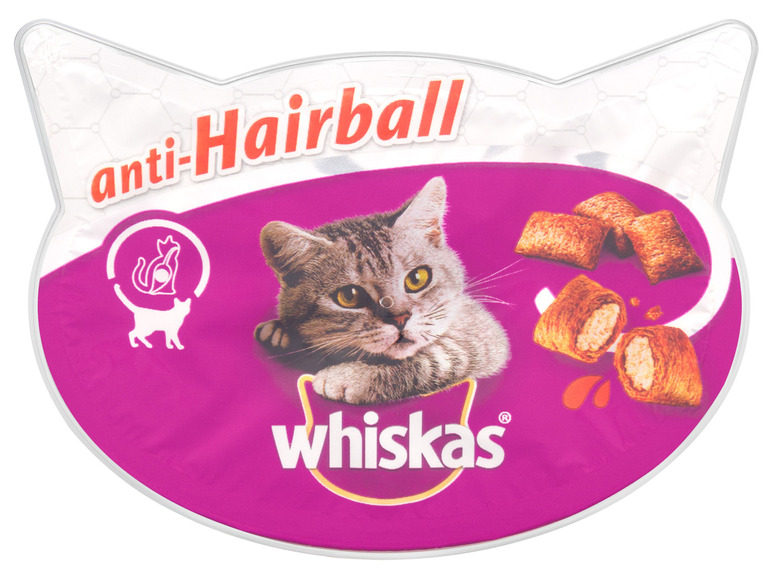 Gehe zu Vollbildansicht: Whiskas Knuspertaschen Anti-Hairball, 8 x 60 g - Bild 2