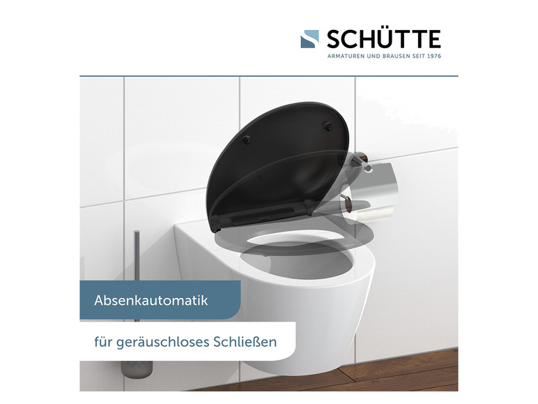 Gehe zu Vollbildansicht: Schütte WC Sitz Duroplast mit Absenkautomatik und Schnellverschluss - Bild 11