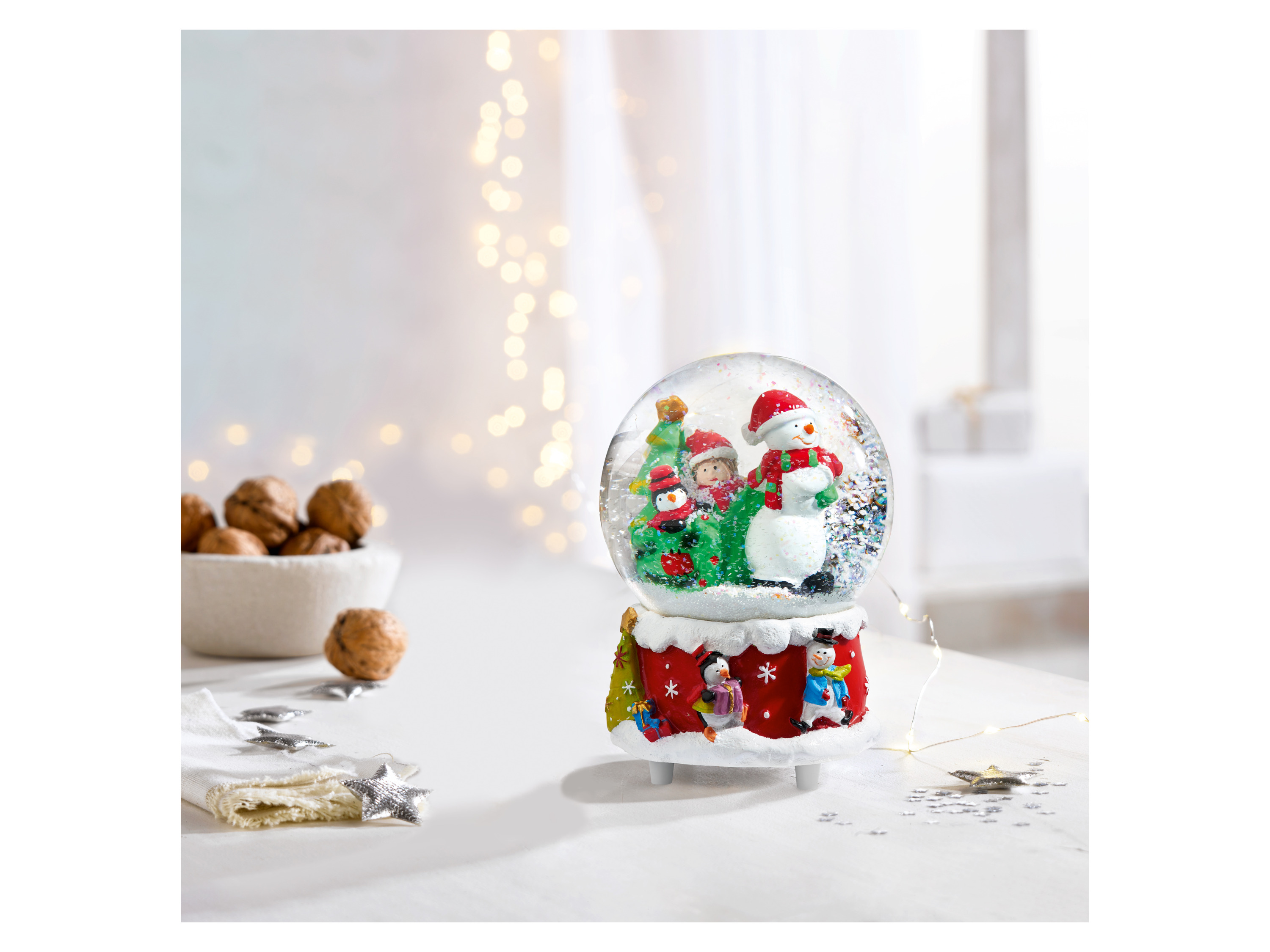 Thumbnail - LIVARNO home Schneekugel-Spieluhr (Schneemann)