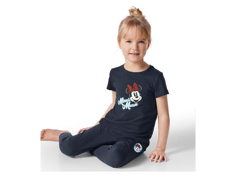 Minnie Mouse Pyjama für Mädchen: Shirt und Leggings.