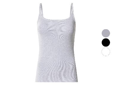 esmara® Damen Geripptes Spaghettiträgerhemd