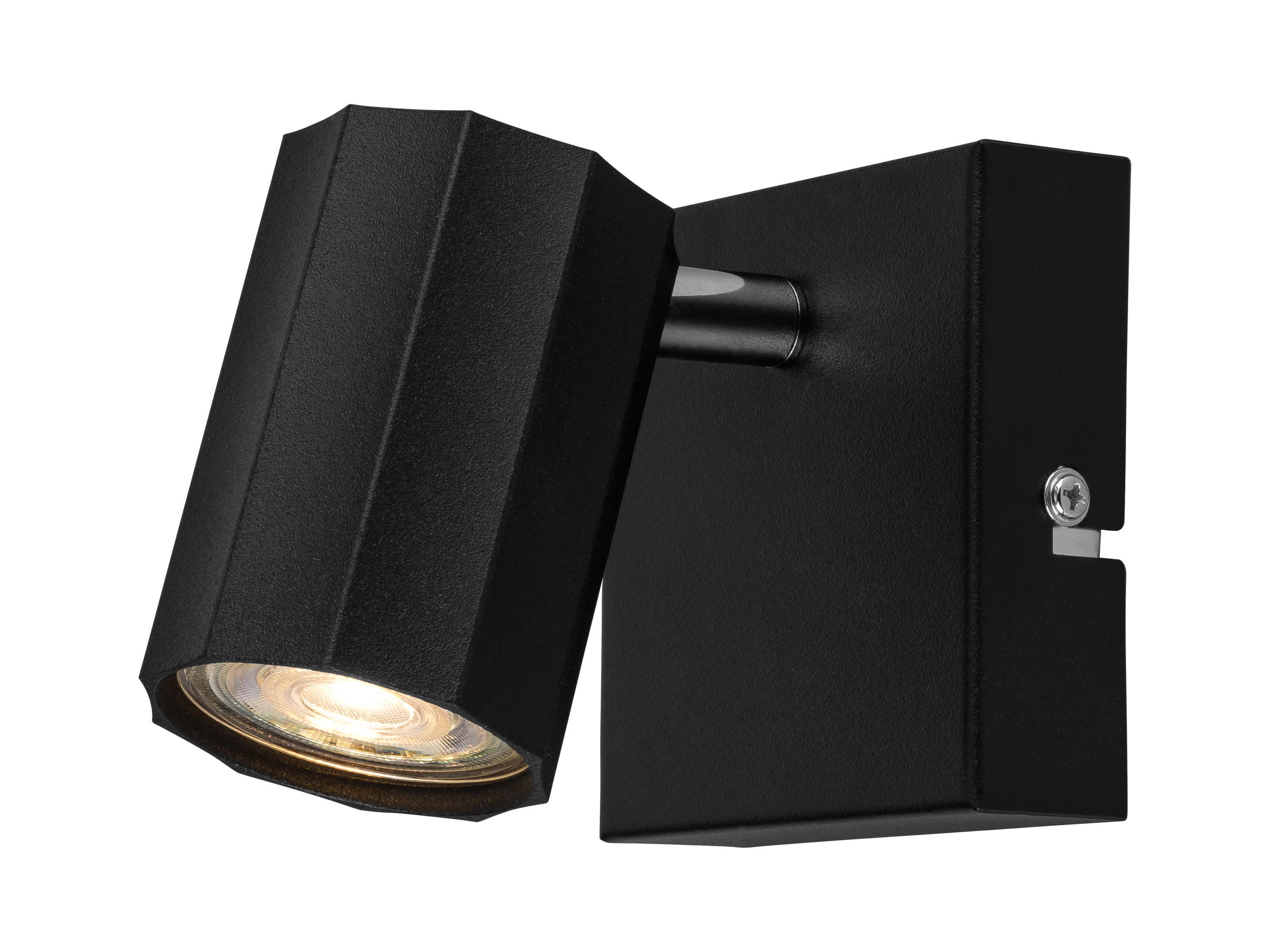 Thumbnail - LIVARNO home Wand-/Deckenleuchte, neig- und schwenkbarer Spot (quadratisch, schwarz)