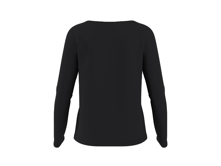 Schwarzes Langarmshirt, Rückansicht