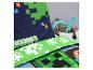 Videospiel-Bettwäsche-Set und Kissen mit Minecraft-Logo.